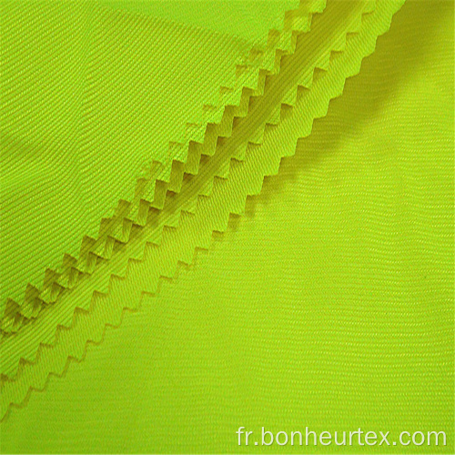 Tissu polyester Strethc EN20471 haute visibilité